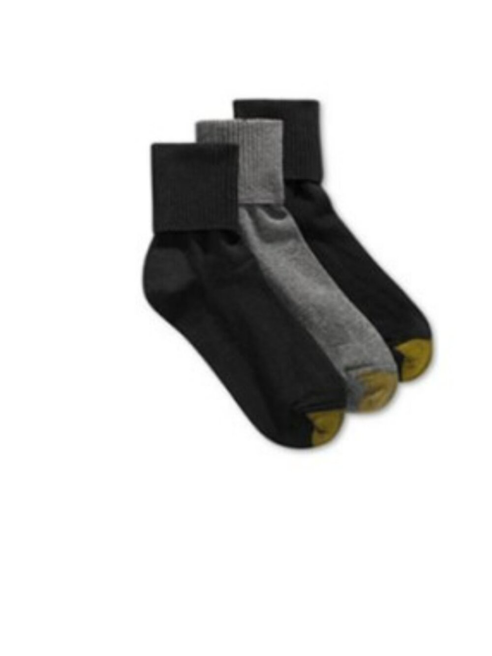 GOLD TOE Turn Cuff Socks (3 pair per pk)